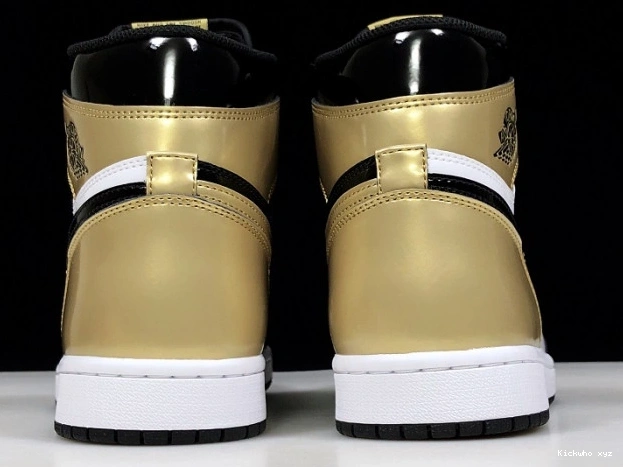 High 1 Retro Air Toe 861428-007 Glod Jordan 0608
